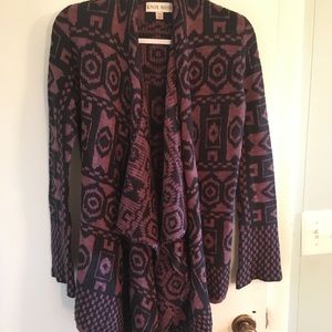 Knox Rose open drape front cozy cardigan